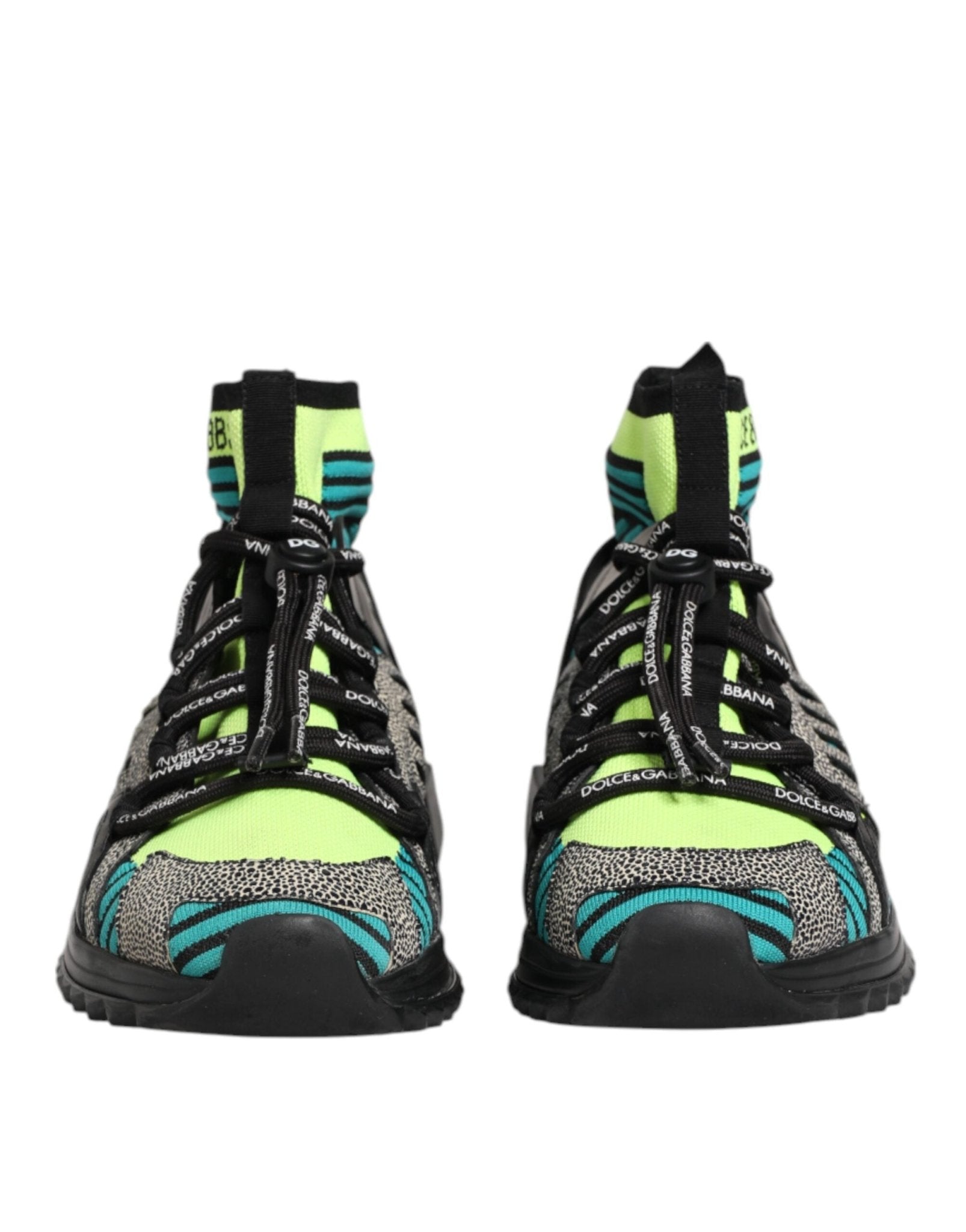 Dolce & Gabbana Multicolor Sorrento Socks Men Sneakers Shoes – EU44/US11 par Dolce & Gabbana | Disponible sur Sandy Store ByNet