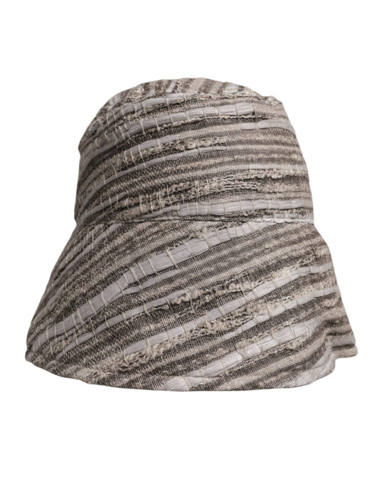 Dolce & Gabbana Multicolor Stripes Cotton Bucket Cap - Sandy Store ByNet
