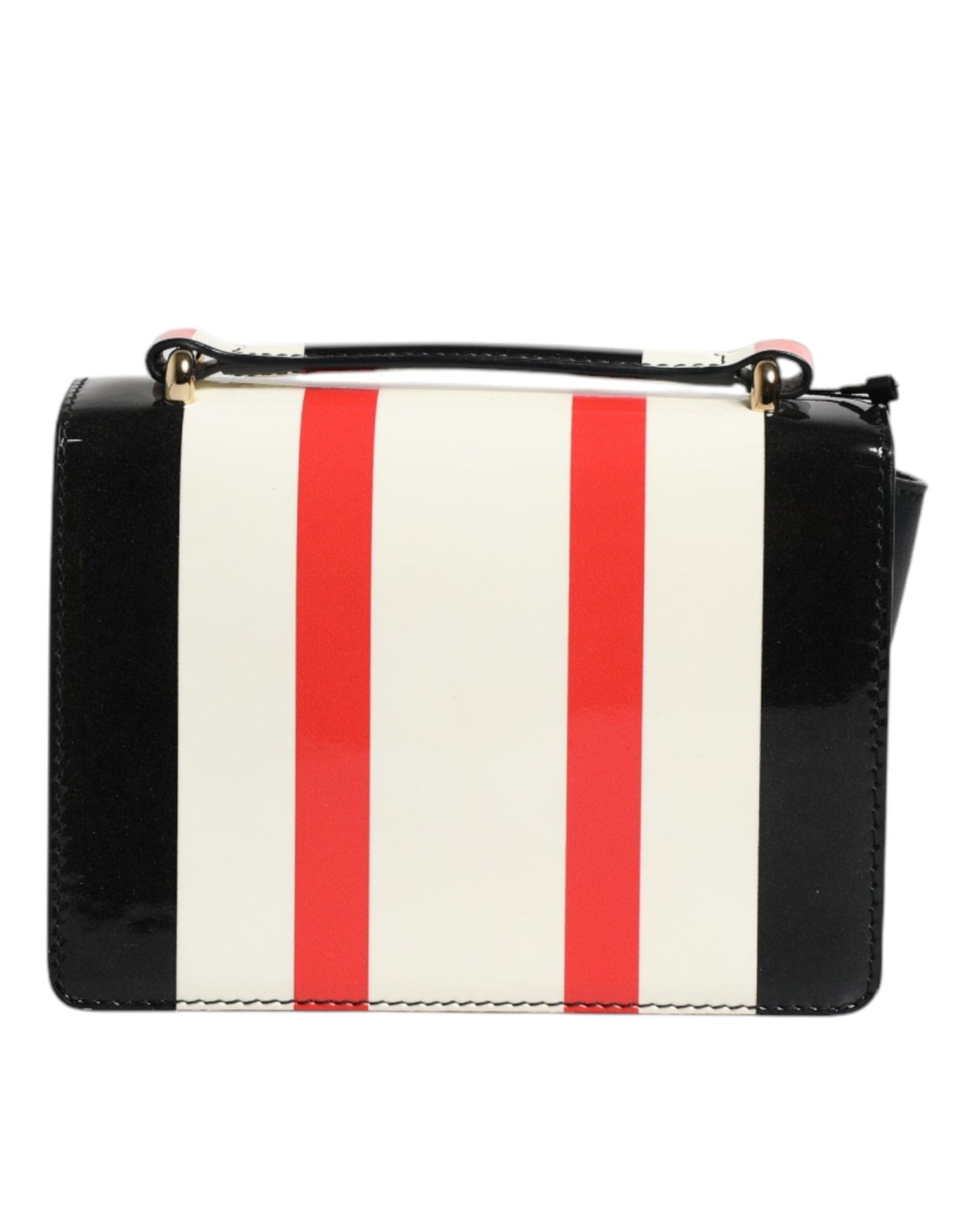 Dolce & Gabbana Multicolor Stripes Leather Crossbody Bag - Sandy Store ByNet