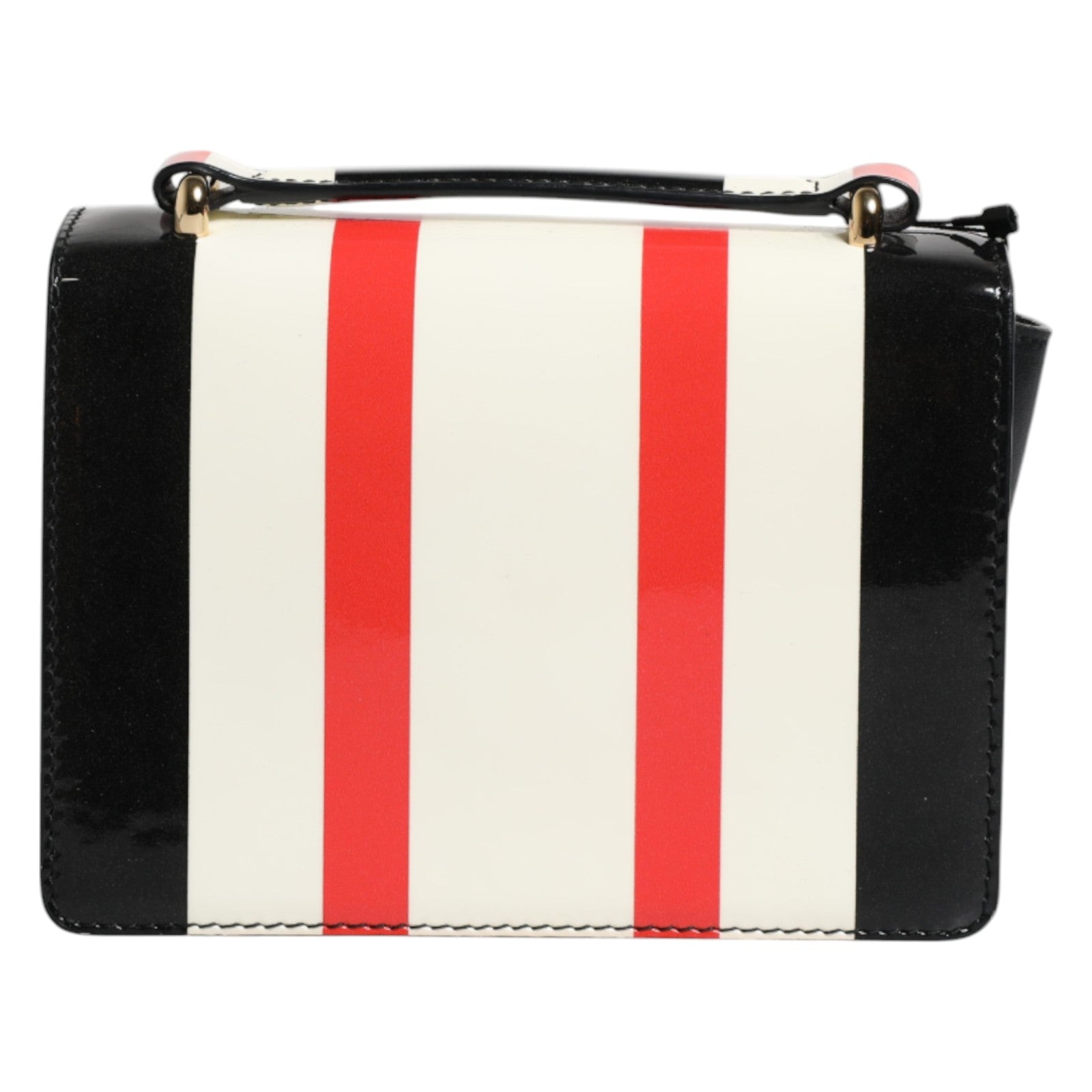 Dolce & Gabbana Multicolor Stripes Leather Crossbody Bag - Sandy Store ByNet