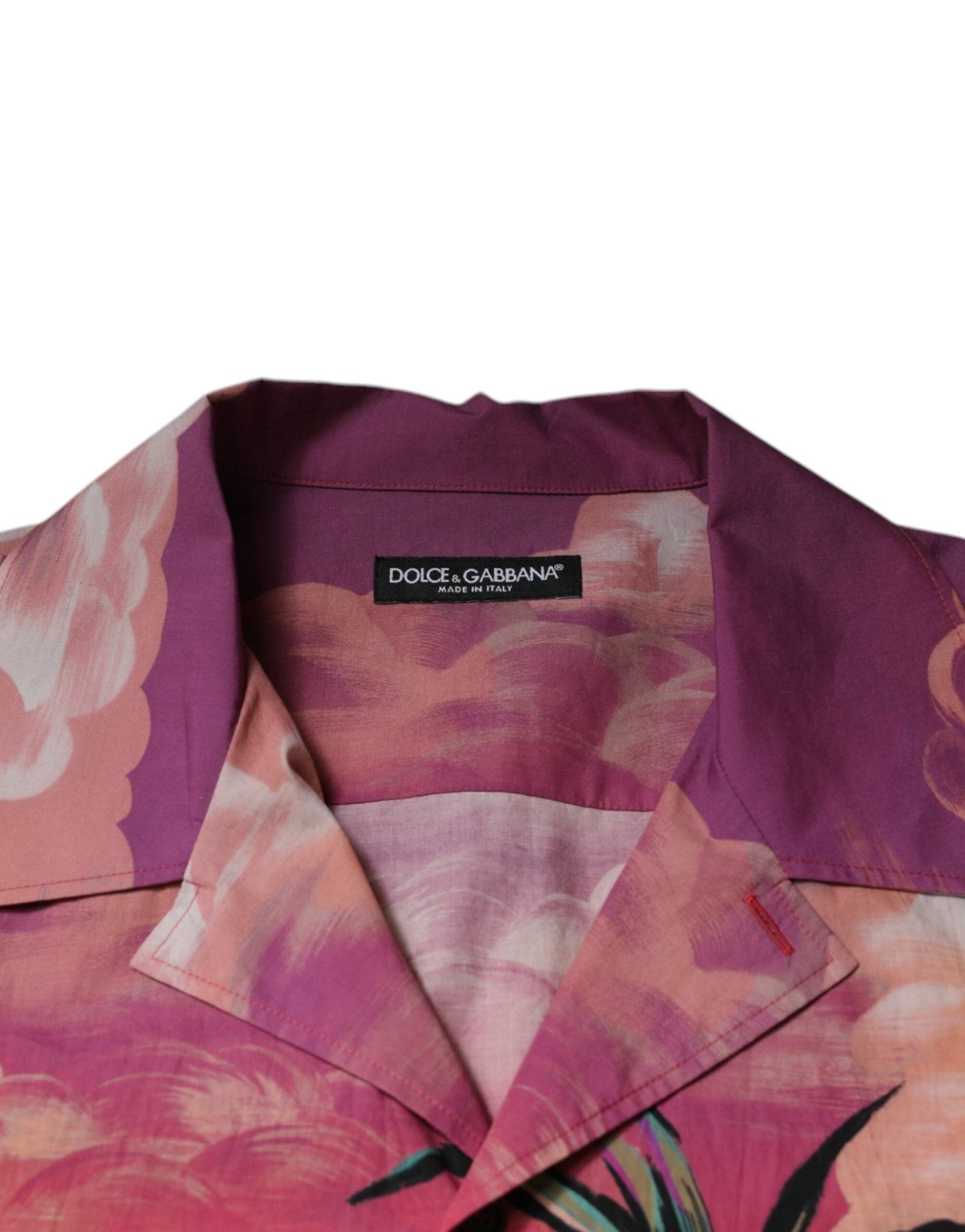 Dolce & Gabbana Multicolor Tropical Button Down Casual Shirt - Sandy Store ByNet