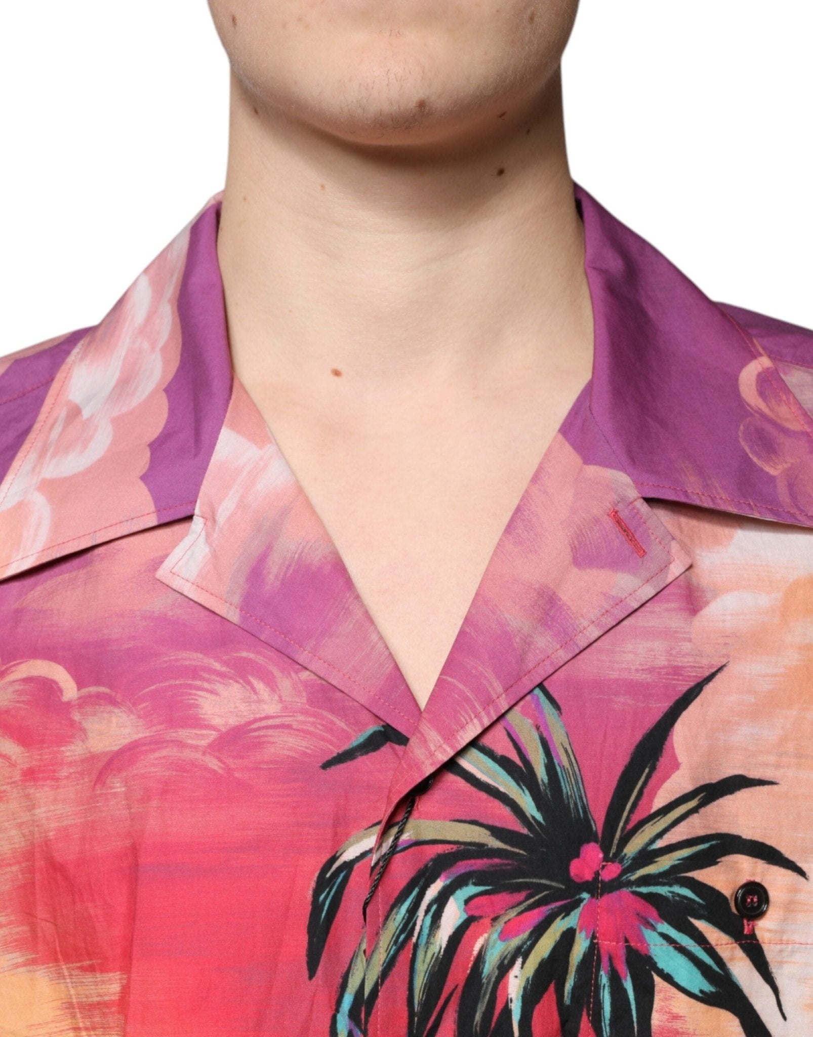 Dolce & Gabbana Multicolor Tropical Button Down Casual Shirt - Sandy Store ByNet