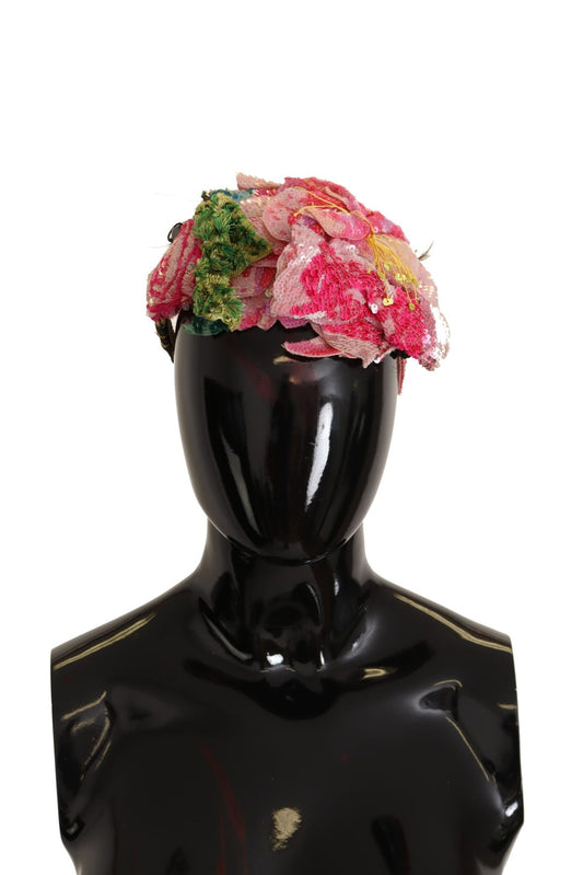 Dolce & Gabbana Multicolored Sequined Diadem Headband - Sandy Store ByNet