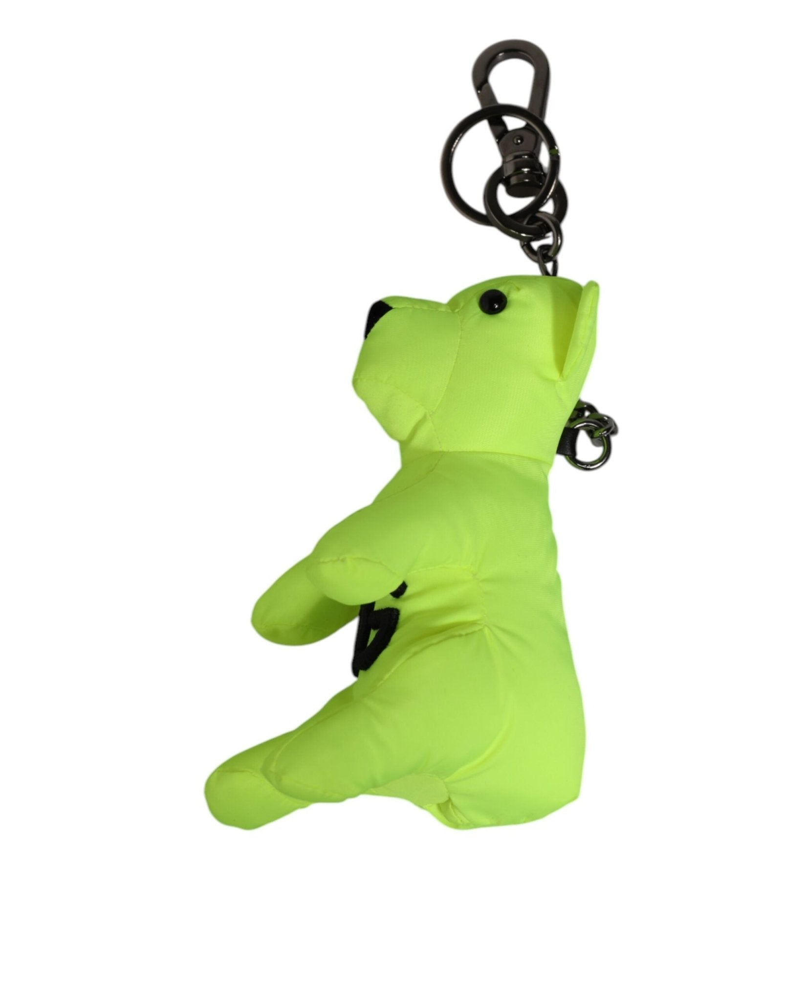 Dolce & Gabbana Neon Green Bear Embroidered Logo Men Keychain Clasp Keyring – par Dolce & Gabbana | Disponible sur Sandy Store ByNet