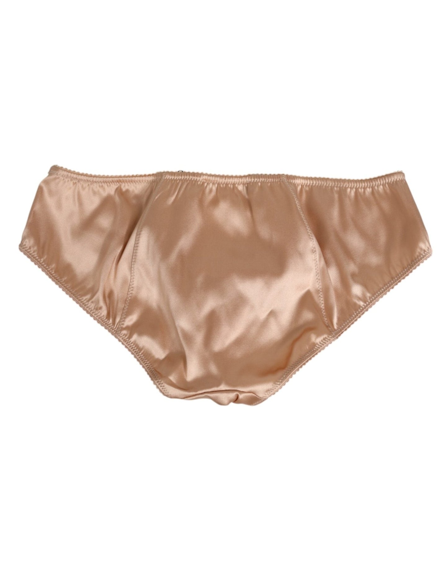 Dolce & Gabbana Nude Beige Silk Satin Stretch Bow Briefs Underwear – IT2 | S par Dolce & Gabbana | Disponible sur Sandy Store ByNet