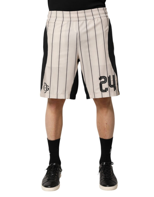 Dolce & Gabbana Off White Polyester DG Logo Sweatshorts Shorts – IT48 | M par Dolce & Gabbana | Disponible sur Sandy Store ByNet