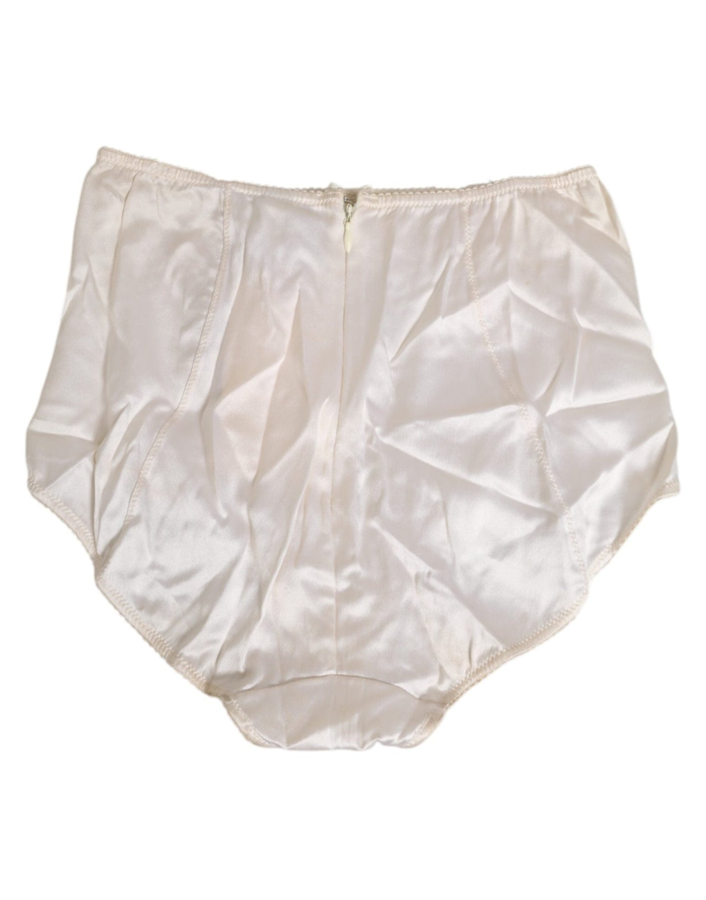 Dolce & Gabbana Off White Silk High Waist Girdle Panty Underwear – IT2 | S par Dolce & Gabbana | Disponible sur Sandy Store ByNet