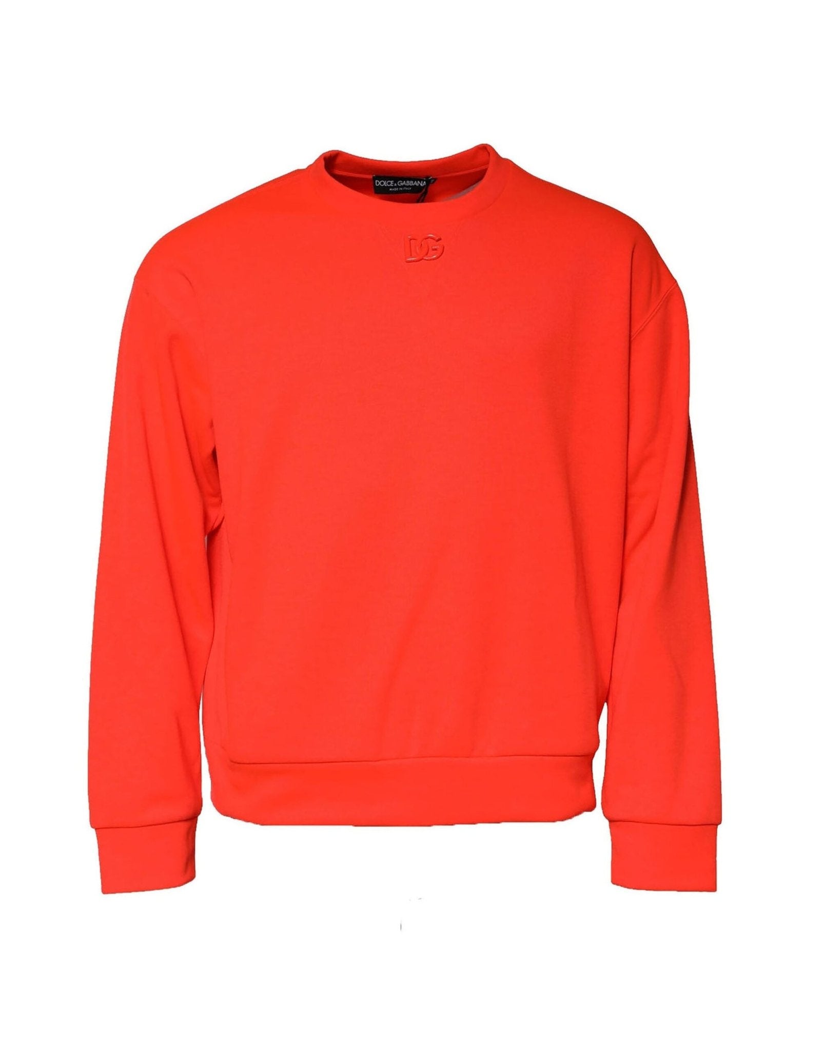 Dolce & Gabbana Orange Polyester DG Logo Sweatshirt Sweater – IT48 | M par Dolce & Gabbana | Disponible sur Sandy Store ByNet