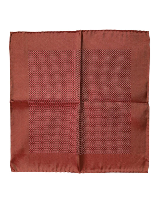 Dolce & Gabbana Orange Silk Square Men Foulard Scarf – par Dolce & Gabbana | Disponible sur Sandy Store ByNet
