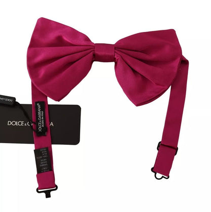 Dolce & Gabbana Pink 100% Silk Adjustable Neck Bow Tie Men – par Dolce & Gabbana | Disponible sur Sandy Store ByNet