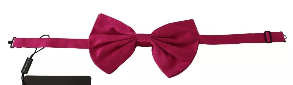 Dolce & Gabbana Pink 100% Silk Adjustable Neck Bow Tie Men – par Dolce & Gabbana | Disponible sur Sandy Store ByNet