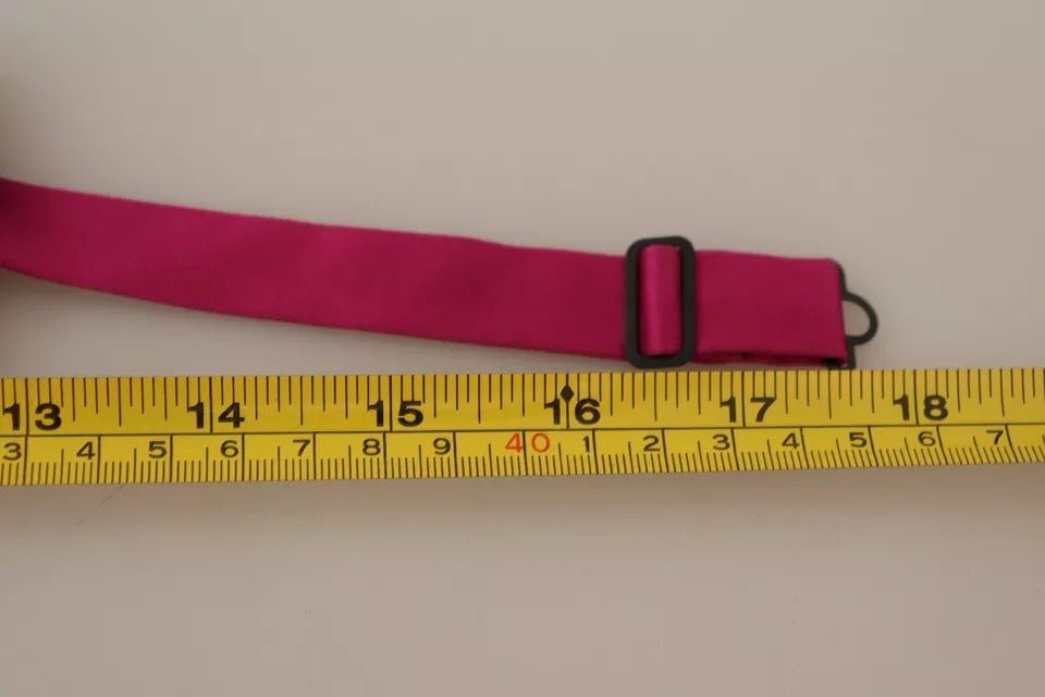 Dolce & Gabbana Pink 100% Silk Adjustable Neck Bow Tie Men – par Dolce & Gabbana | Disponible sur Sandy Store ByNet
