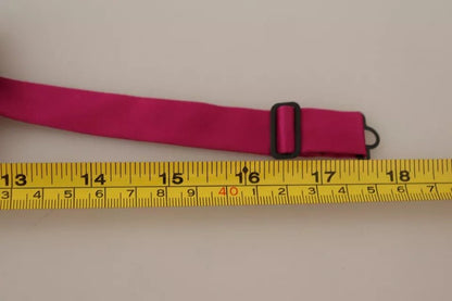 Dolce & Gabbana Pink 100% Silk Adjustable Neck Bow Tie Men – par Dolce & Gabbana | Disponible sur Sandy Store ByNet