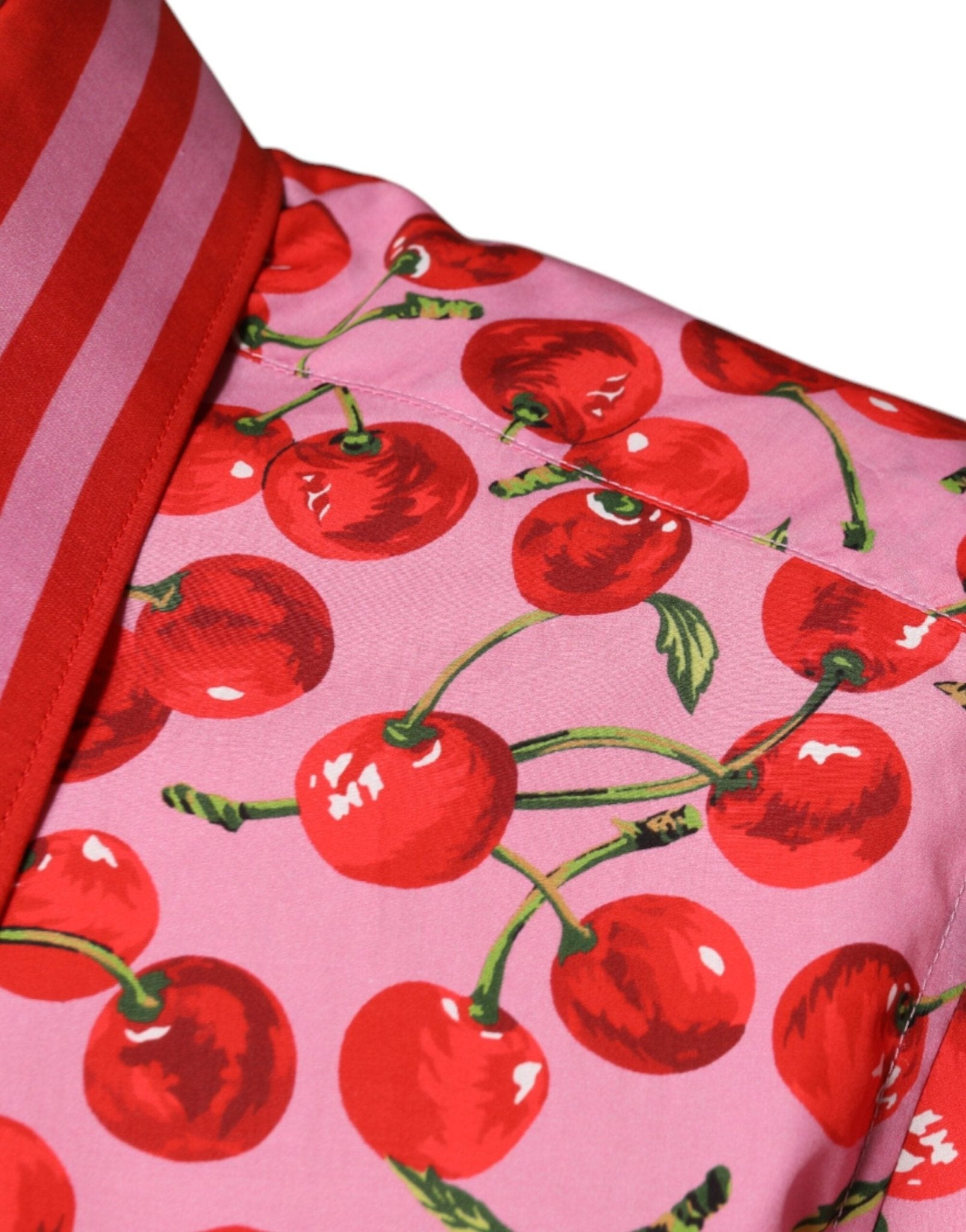 Dolce & Gabbana Pink Cherry Cotton Formal MARTINI Dress Shirt - Sandy Store ByNet