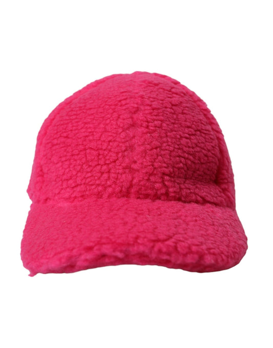 Dolce & Gabbana Pink Fleece Plush Baseball Hat Men - Sandy Store ByNet
