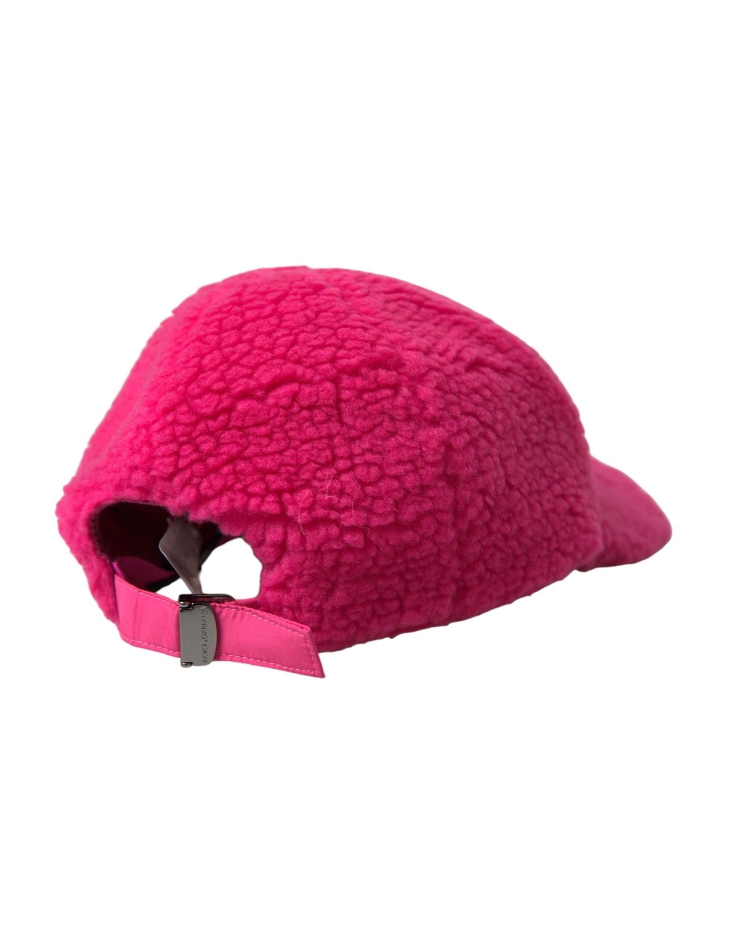 Dolce & Gabbana Pink Fleece Plush Baseball Hat Men - Sandy Store ByNet