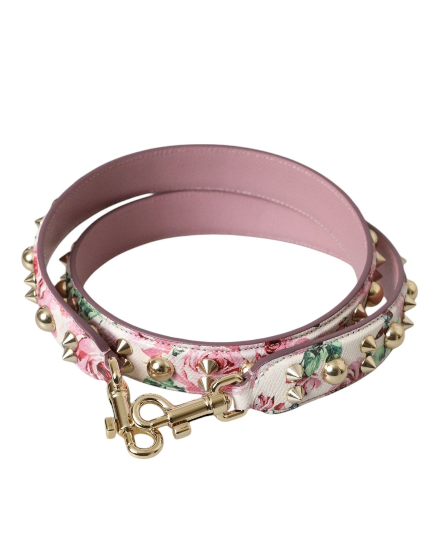 Dolce & Gabbana Pink Floral Handbag Accessory Shoulder Strap - Sandy Store ByNet