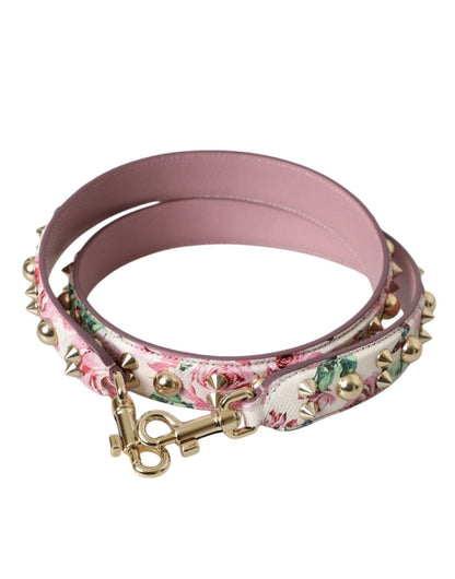 Dolce & Gabbana Pink Floral Handbag Accessory Shoulder Strap - Sandy Store ByNet