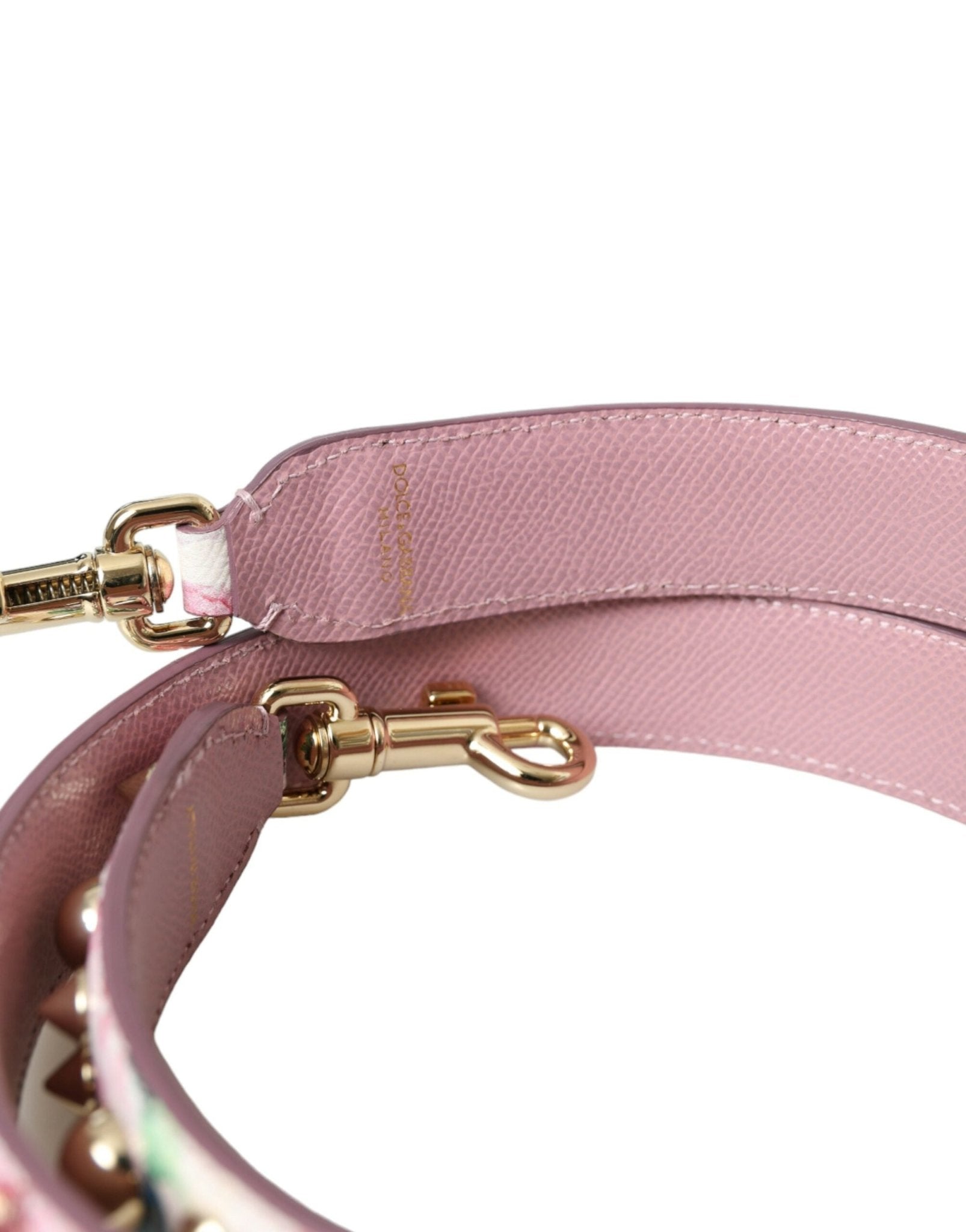 Dolce & Gabbana Pink Floral Handbag Accessory Shoulder Strap - Sandy Store ByNet
