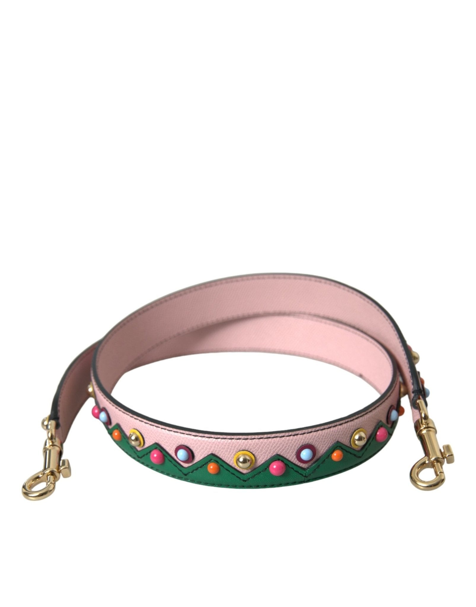 Dolce & Gabbana Pink Leather Handbag Accessory Shoulder Strap - Sandy Store ByNet