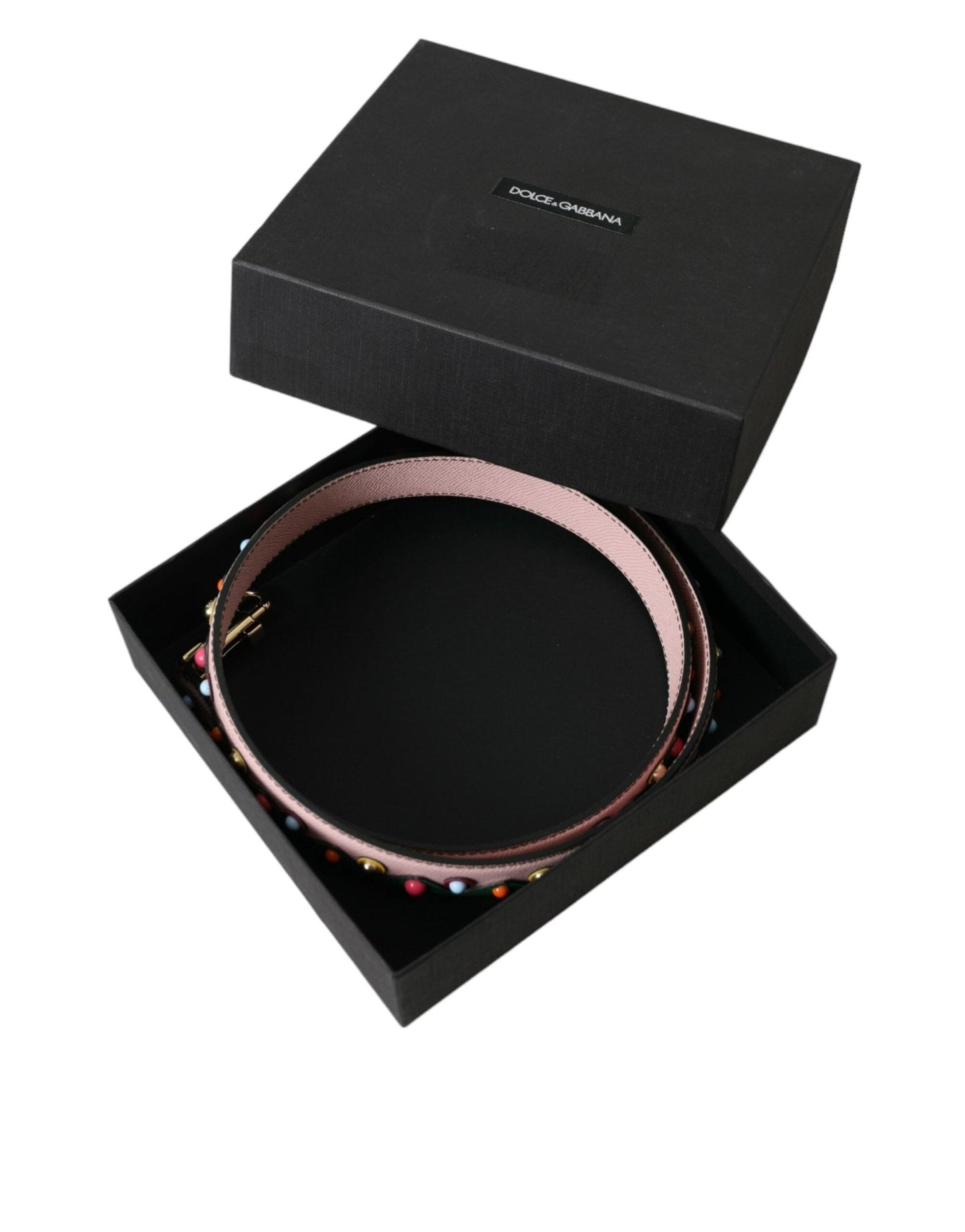 Dolce & Gabbana Pink Leather Handbag Accessory Shoulder Strap - Sandy Store ByNet