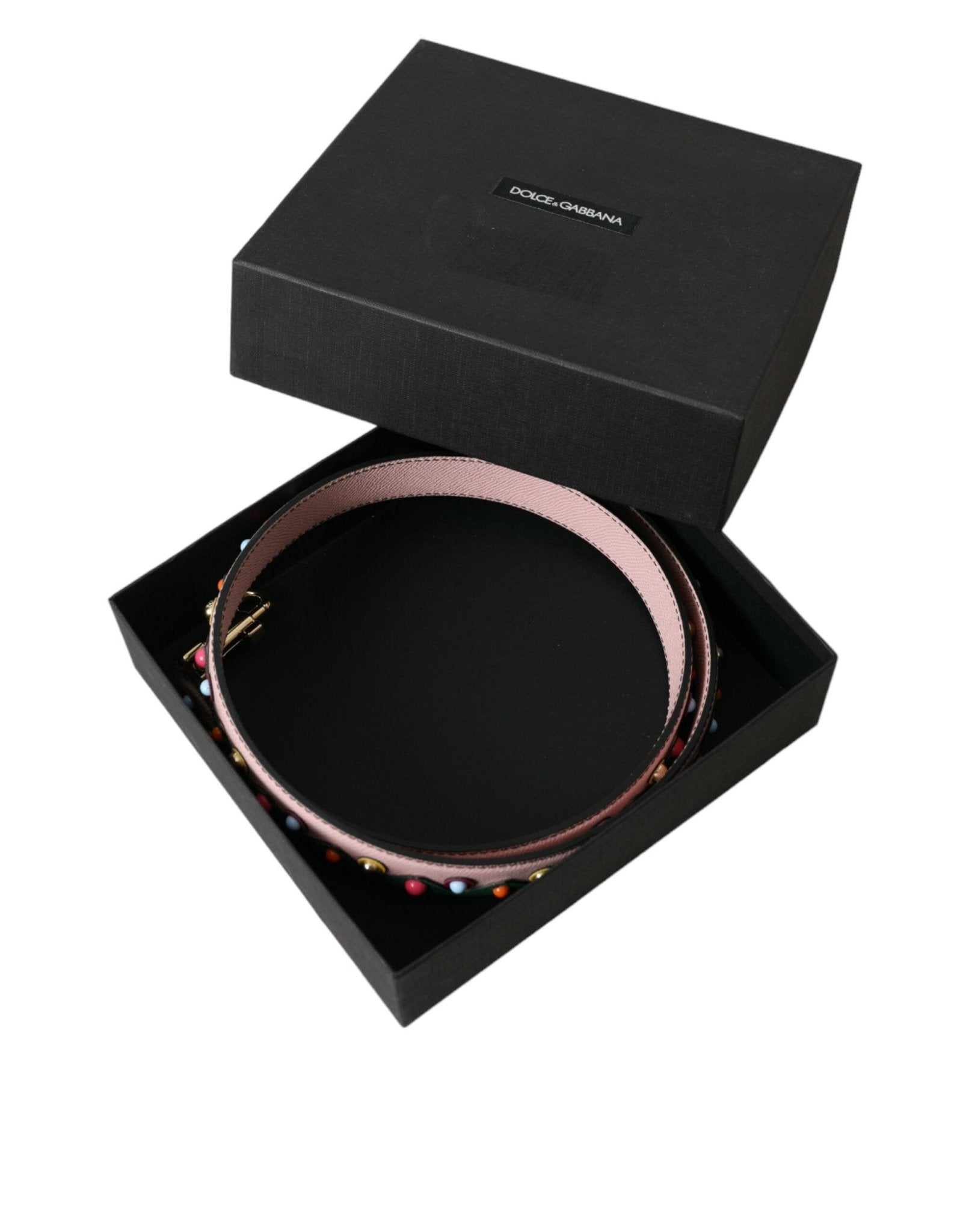 Dolce & Gabbana Pink Leather Handbag Accessory Shoulder Strap - Sandy Store ByNet