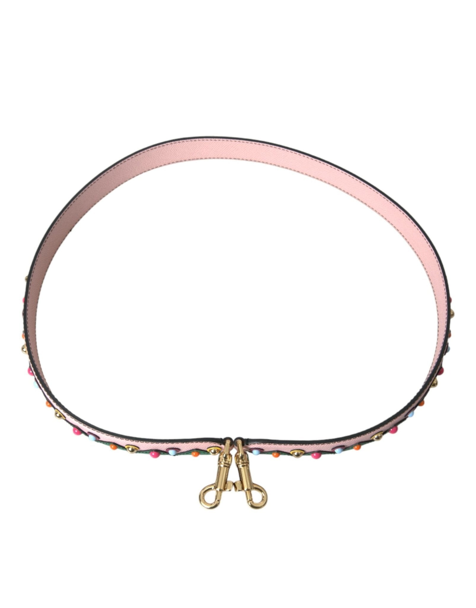 Dolce & Gabbana Pink Leather Handbag Accessory Shoulder Strap - Sandy Store ByNet