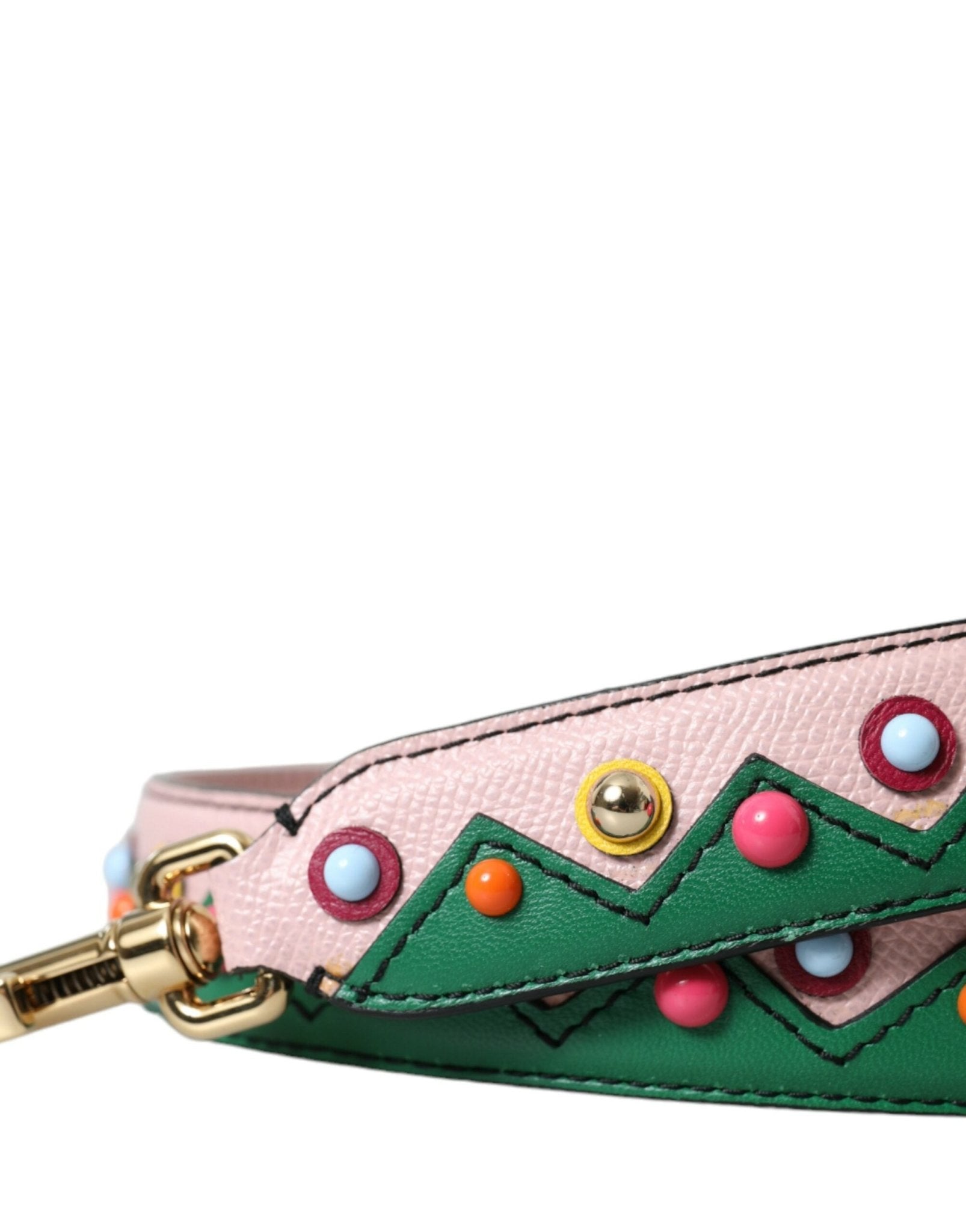 Dolce & Gabbana Pink Leather Handbag Accessory Shoulder Strap - Sandy Store ByNet