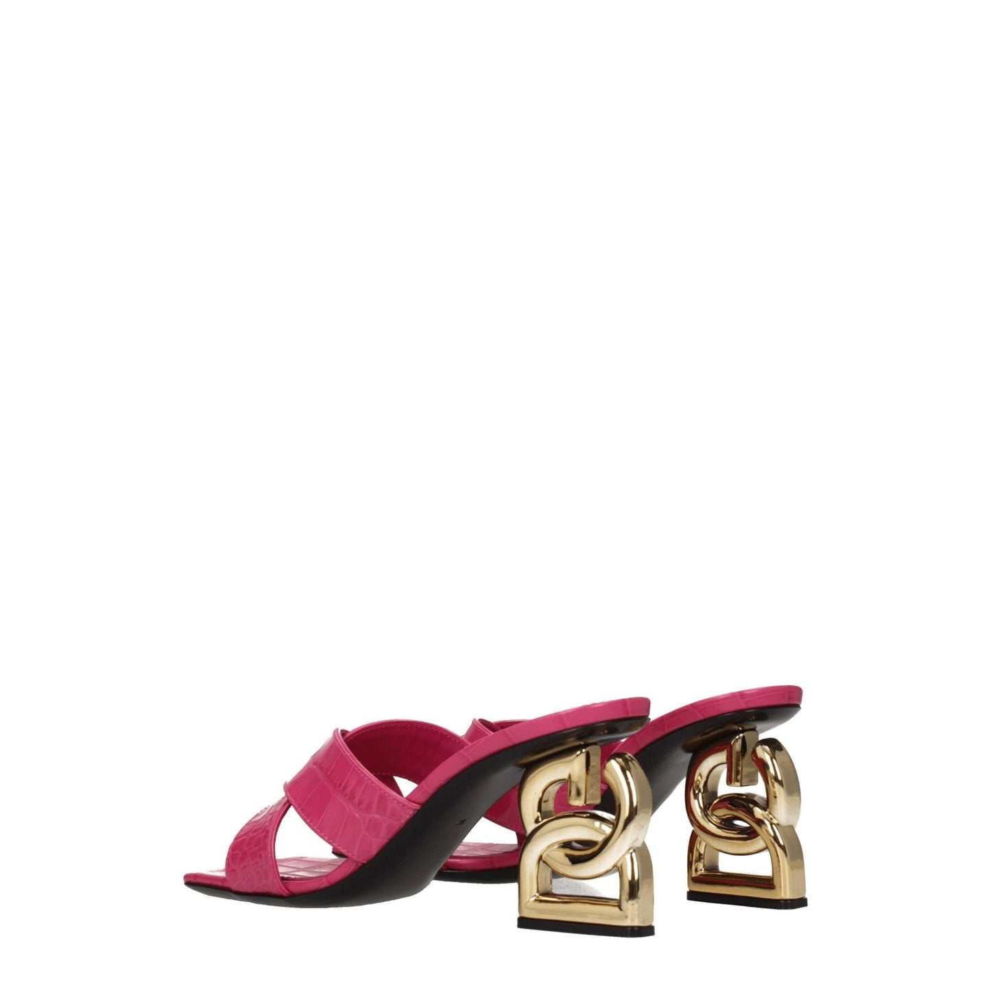 Dolce & Gabbana Pink Leather Platforms – EU37/US7 par Dolce & Gabbana | Disponible sur Sandy Store ByNet