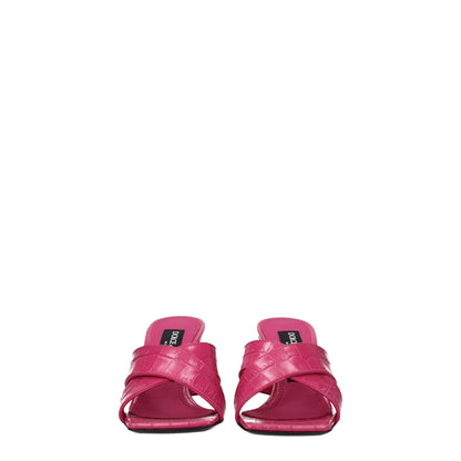 Dolce & Gabbana Pink Leather Platforms – EU37/US7 par Dolce & Gabbana | Disponible sur Sandy Store ByNet