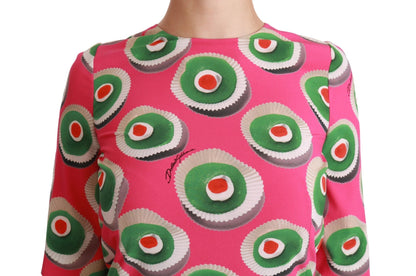 Dolce & Gabbana Pink Sicily Cupcake Shift Mini Dress - Sandy Store ByNet
