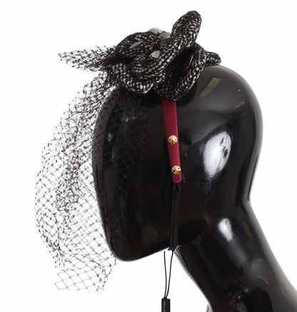 Dolce & Gabbana Pink Silk Crystal - Studded Headband - Sandy Store ByNet