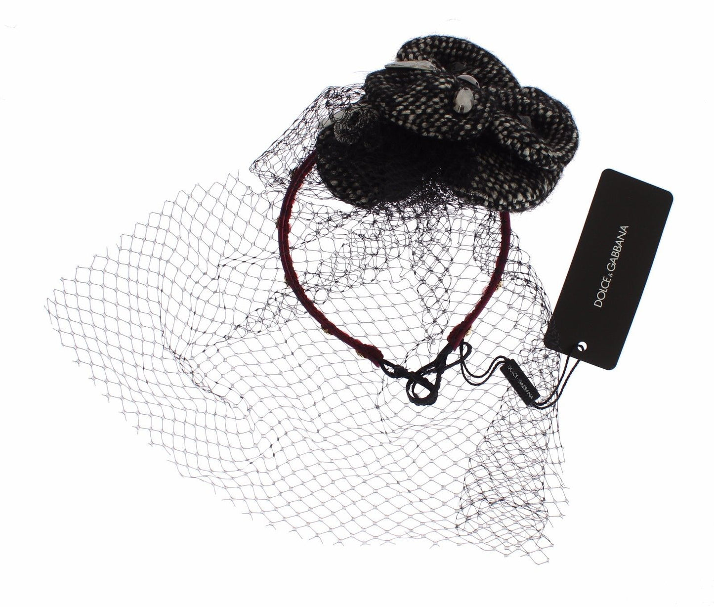 Dolce & Gabbana Pink Silk Crystal - Studded Headband - Sandy Store ByNet
