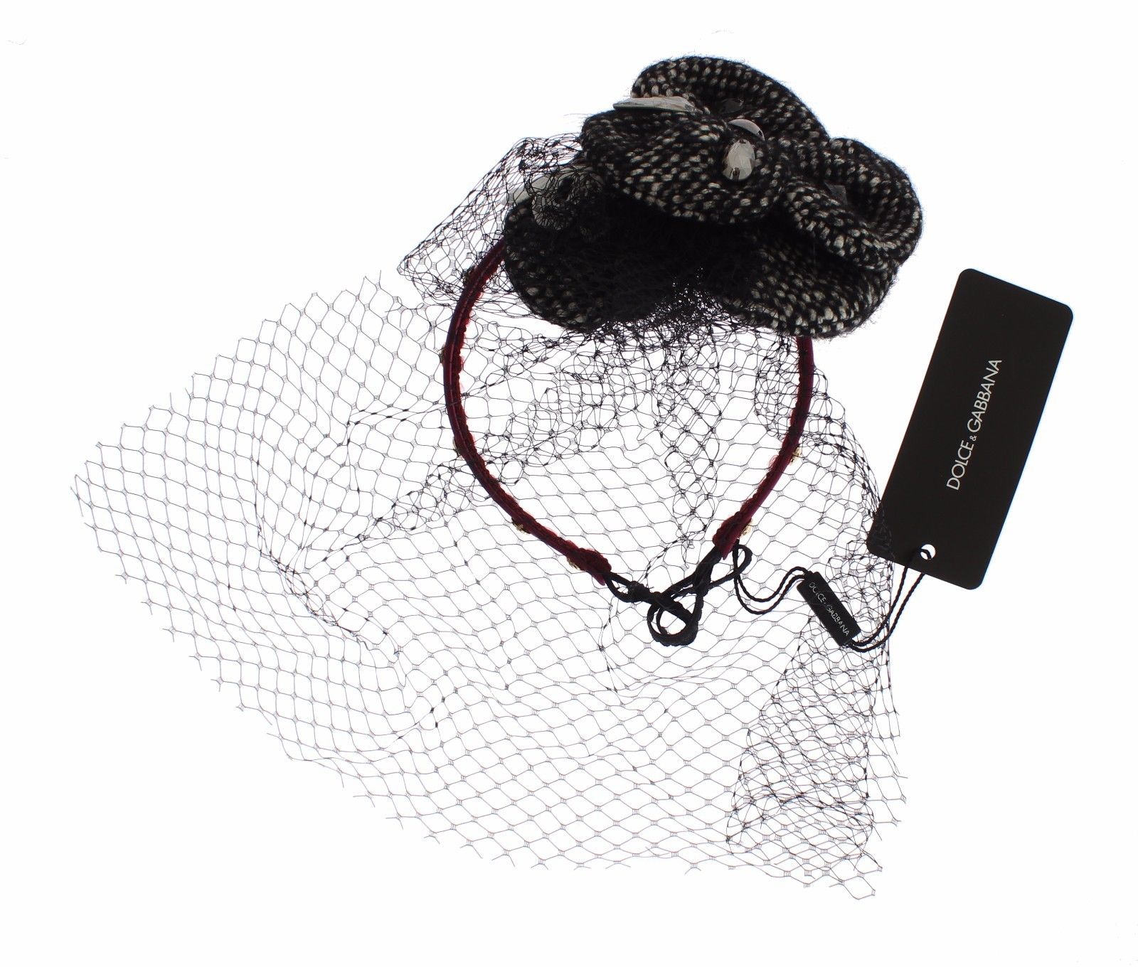 Dolce & Gabbana Pink Silk Crystal - Studded Headband - Sandy Store ByNet
