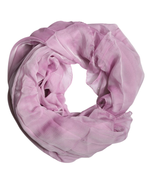 Dolce & Gabbana Pink Silk Rectangle Women Wrap Shawl Scarf – par Dolce & Gabbana | Disponible sur Sandy Store ByNet