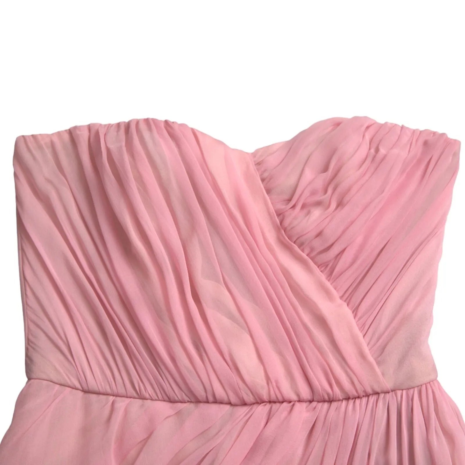 Dolce & Gabbana Pink Silk Strapless Maxi A - line Gown Dress – IT40|S par Dolce & Gabbana | Disponible sur Sandy Store ByNet