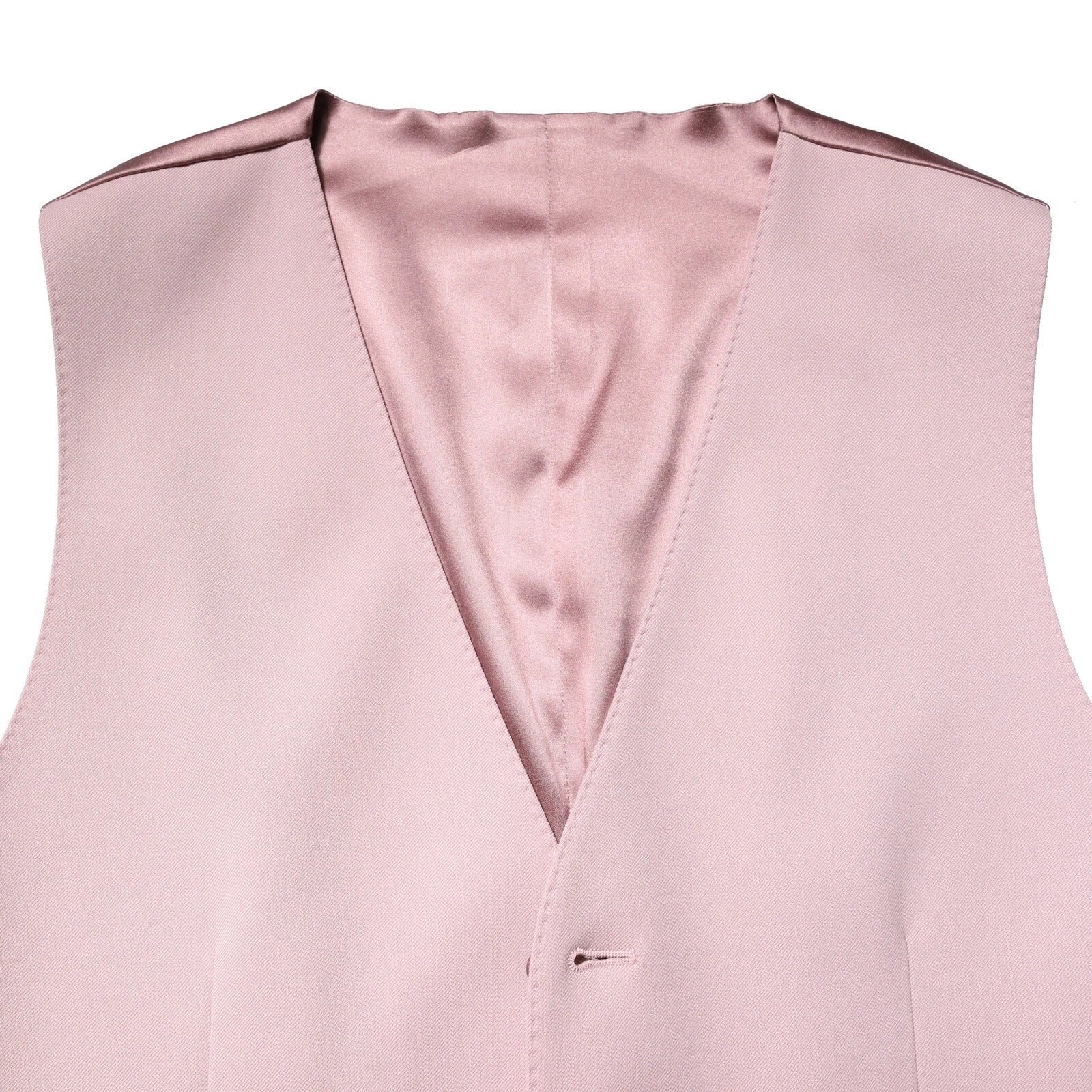Dolce & Gabbana Pink Wool Dress Formal Men Waistcoat Vest – IT46 | S par Dolce & Gabbana | Disponible sur Sandy Store ByNet