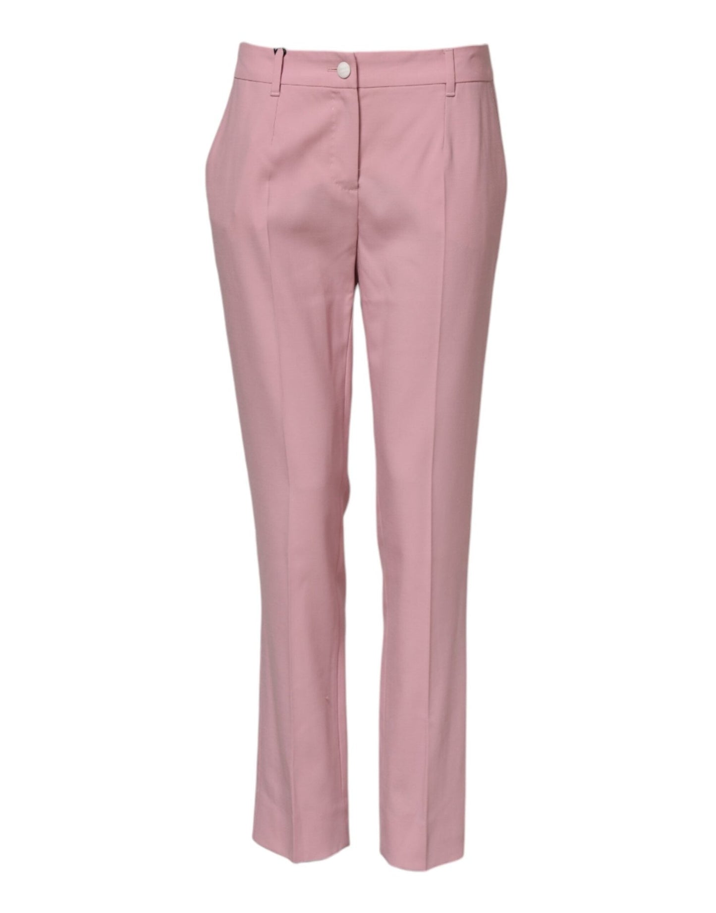 Dolce & Gabbana Pink Wool Mid Waist Tapered Pants – IT40|S par Dolce & Gabbana | Disponible sur Sandy Store ByNet