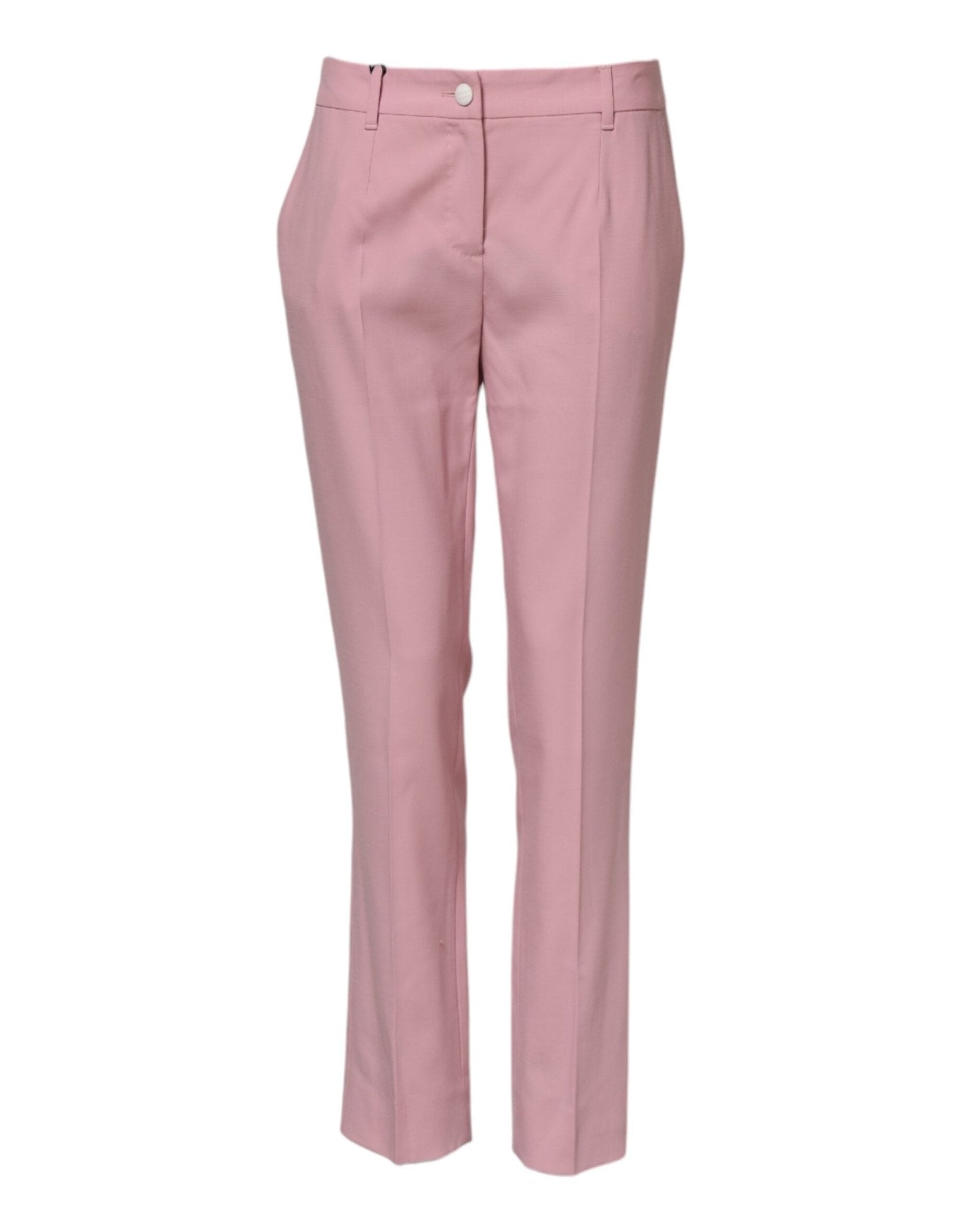 Dolce & Gabbana Pink Wool Mid Waist Tapered Pants – IT40|S par Dolce & Gabbana | Disponible sur Sandy Store ByNet