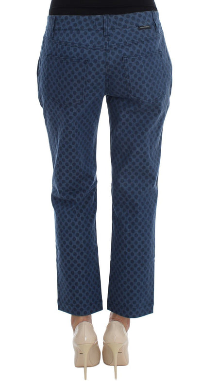 Dolce & Gabbana Polka Dotted Capri Stretch Jeans - Sandy Store ByNet