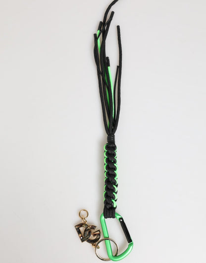 Dolce & Gabbana Polyester Multicolor Tape String DG Logo Keychain Keyring – par Dolce & Gabbana | Disponible sur Sandy Store ByNet