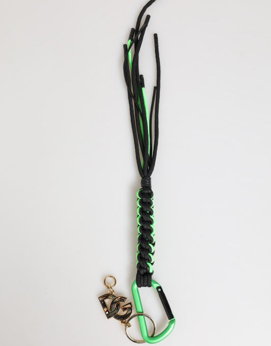 Dolce & Gabbana Polyester Multicolor Tape String DG Logo Keychain Keyring – par Dolce & Gabbana | Disponible sur Sandy Store ByNet