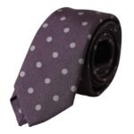 Dolce & Gabbana Purple 100% Silk Polka Dot Adjustable Men Tie – par Dolce & Gabbana | Disponible sur Sandy Store ByNet