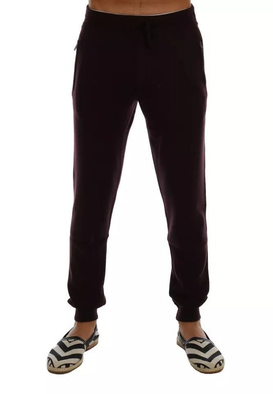 Dolce & Gabbana Purple Cashmere Gym Training Sport Pants – M par Dolce & Gabbana | Disponible sur Sandy Store ByNet