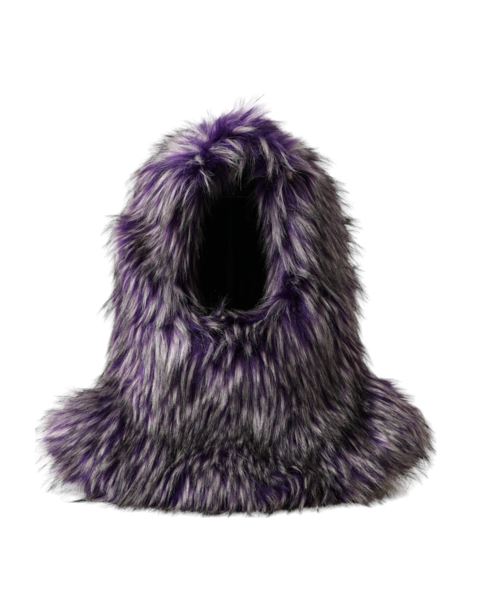 Dolce & Gabbana Purple Faux Fur Whole Head Wrap Hat – 57 cm|S par Dolce & Gabbana | Disponible sur Sandy Store ByNet