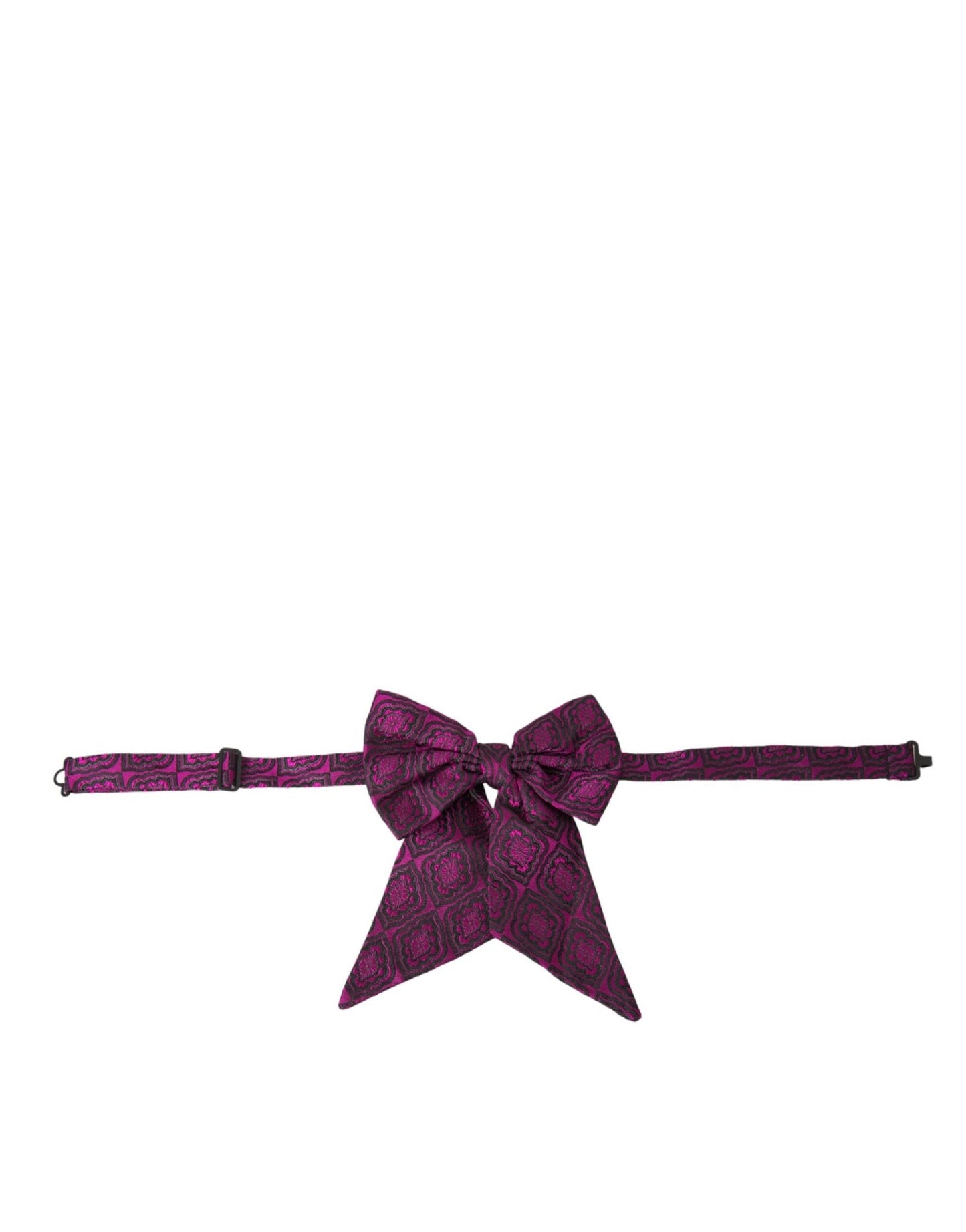 Dolce & Gabbana Purple Ribbon Silk Adjustable Neck Men Bow Tie – par Dolce & Gabbana | Disponible sur Sandy Store ByNet