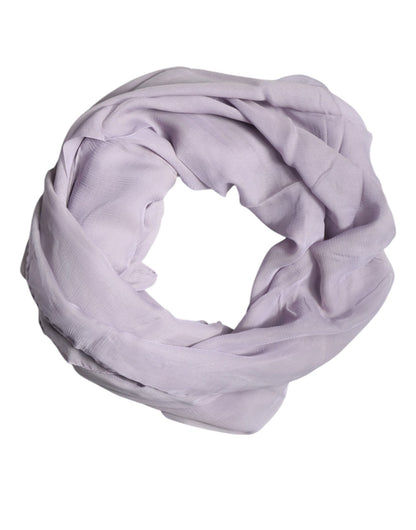 Dolce & Gabbana Purple Silk Rectangle Wrap Shawl Scarf – par Dolce & Gabbana | Disponible sur Sandy Store ByNet