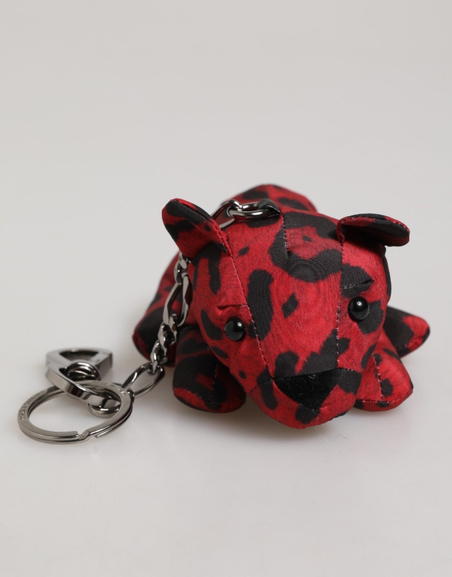 Dolce & Gabbana Red Black Polyester Animal Silhouette Keychain Keyring – par Dolce & Gabbana | Disponible sur Sandy Store ByNet