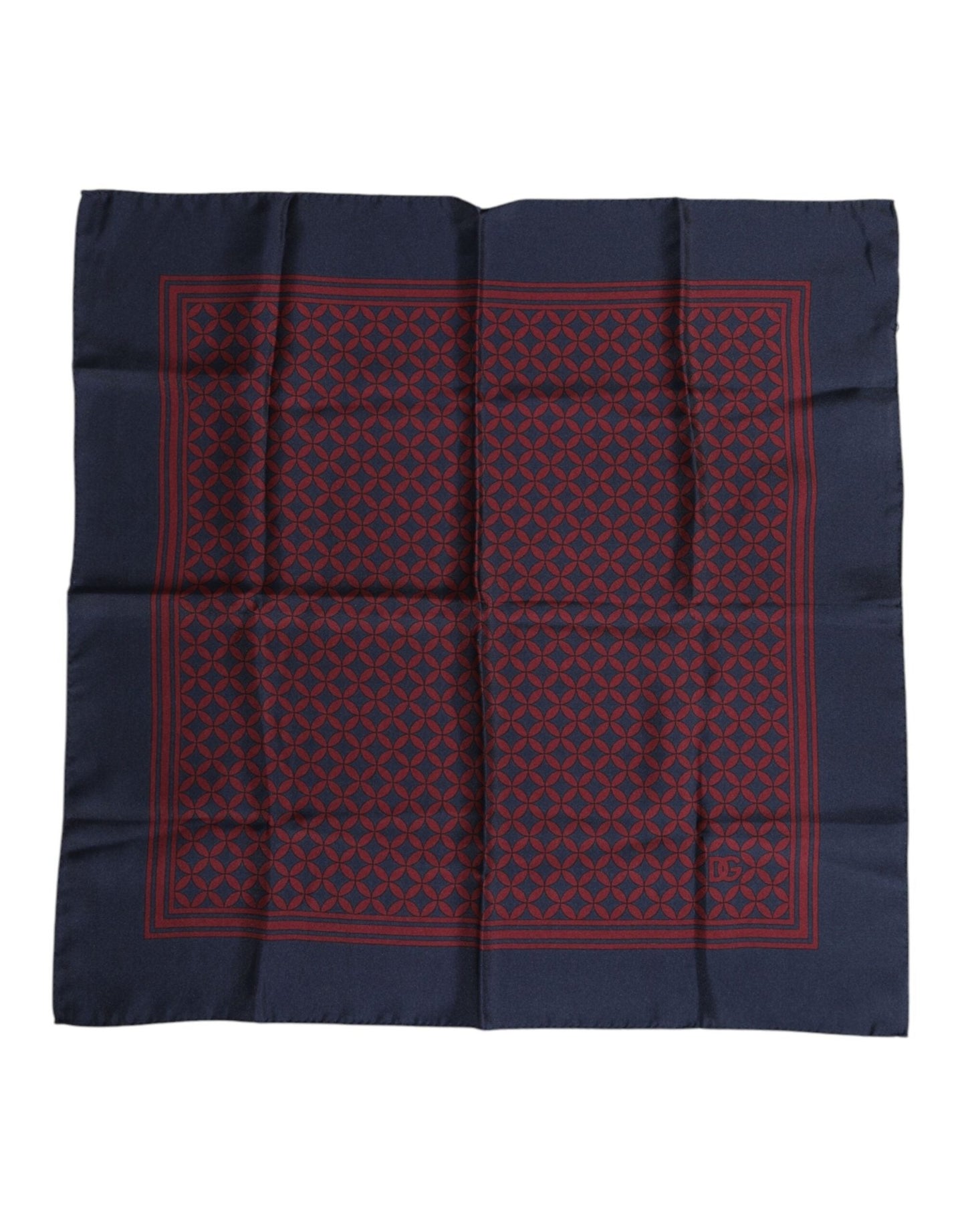 Dolce & Gabbana Red Blue Printed Silk Square Men Foulard Scarf – par Dolce & Gabbana | Disponible sur Sandy Store ByNet