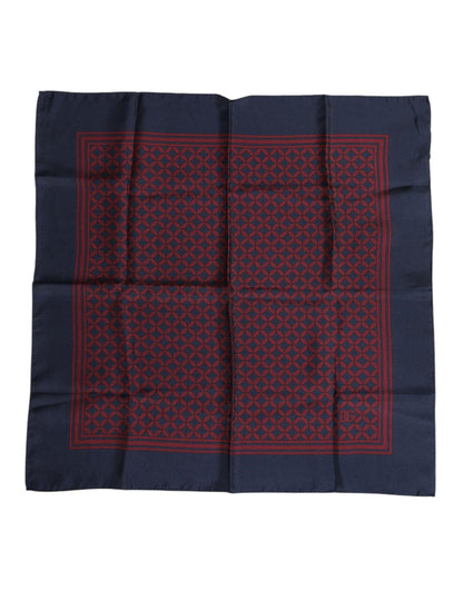 Dolce & Gabbana Red Blue Printed Silk Square Men Foulard Scarf – par Dolce & Gabbana | Disponible sur Sandy Store ByNet